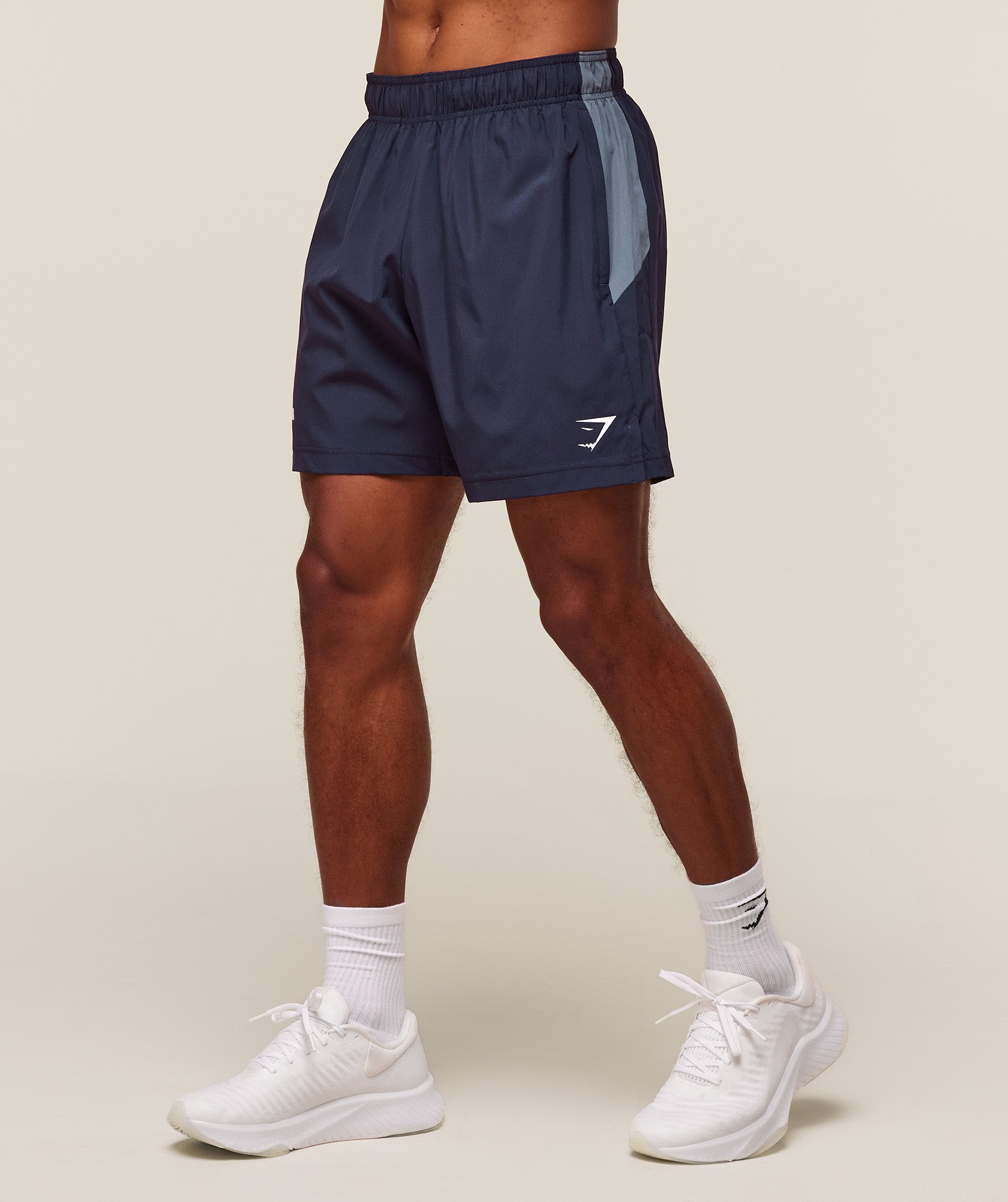 Gymshark Sport Panel 7" Shorts Heavy Blue