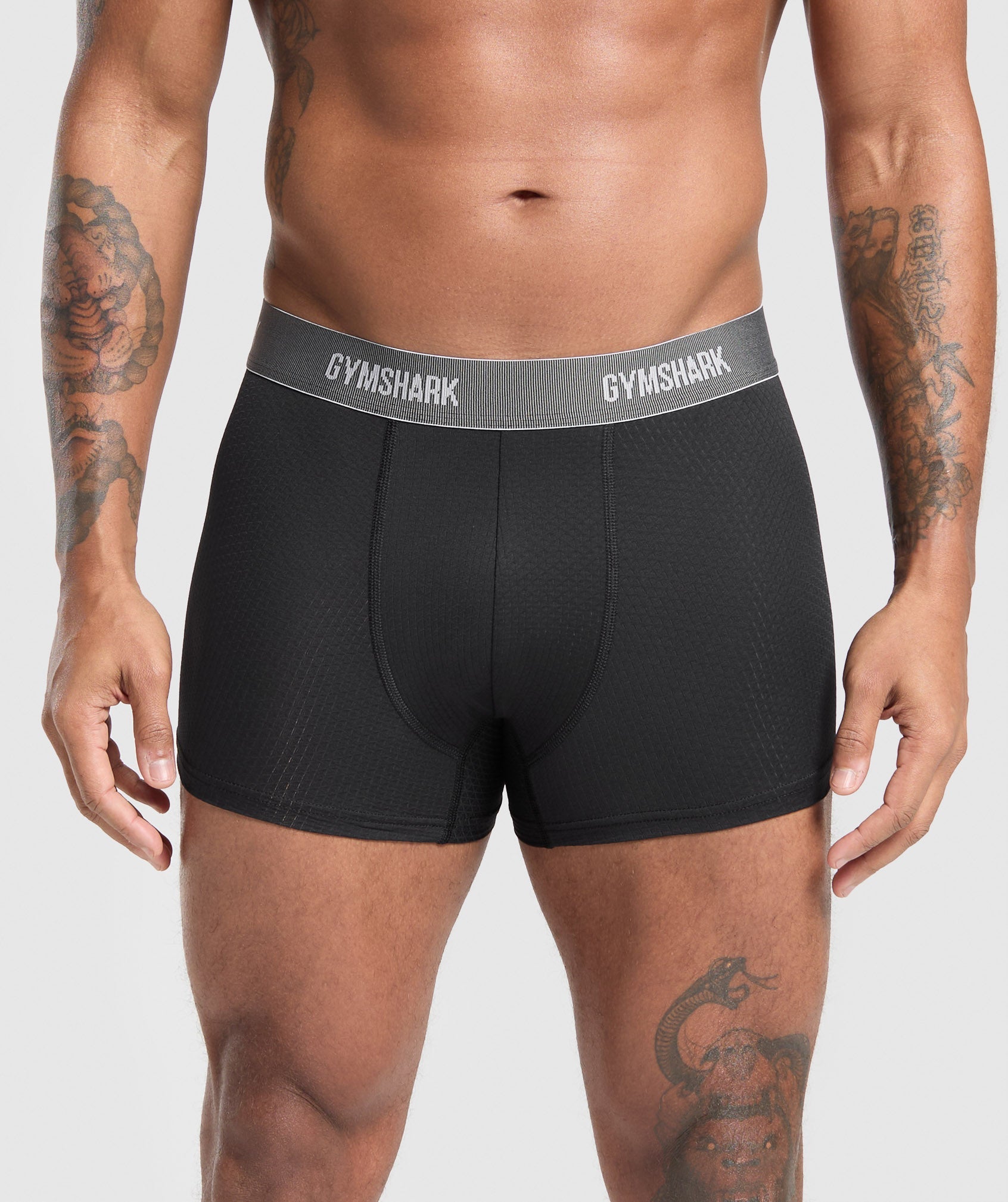 Gymshark Sports Tech Boxer 3Pk Black