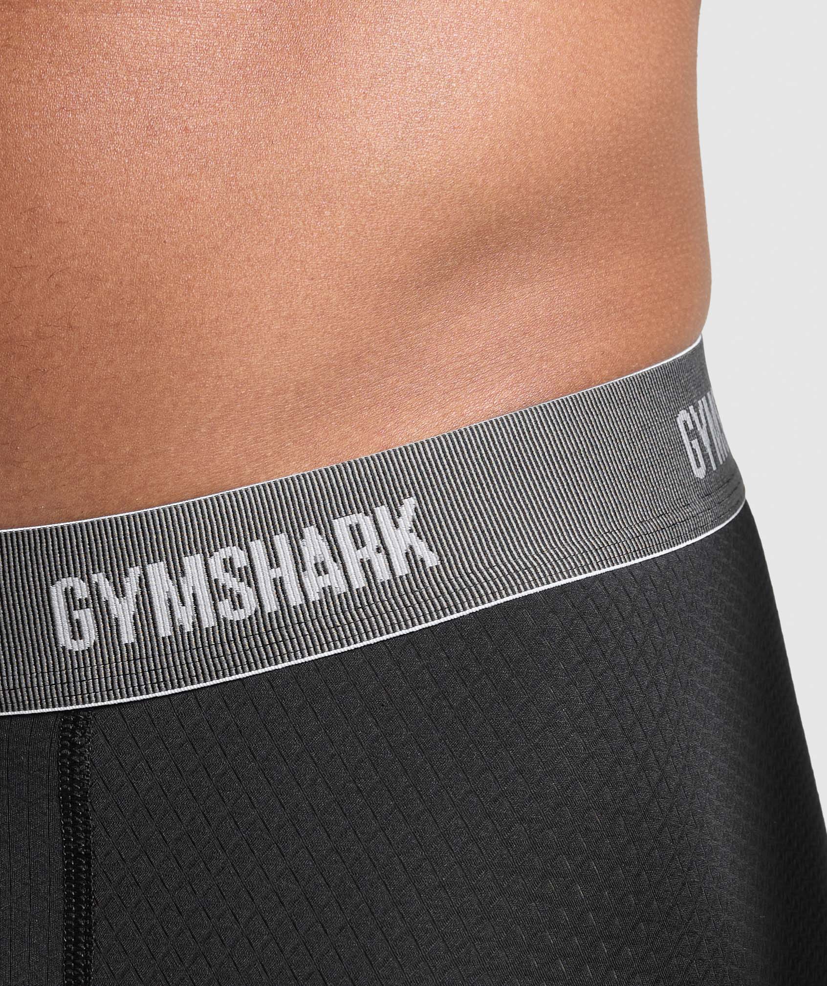 Gymshark Sports Tech Boxer 3Pk Black