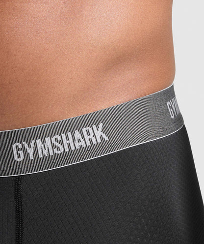 Gymshark Sports Tech Boxer 3Pk Black