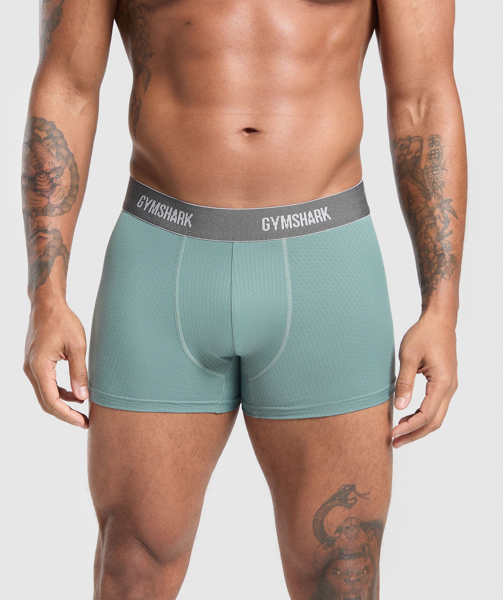 Gymshark Sports Tech Boxer 3Pk Black