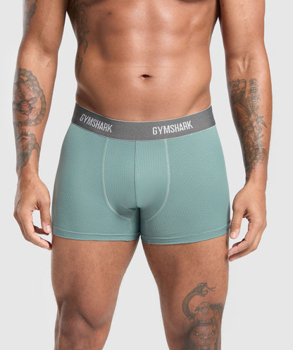 Gymshark Sports Tech Boxer 3Pk Black