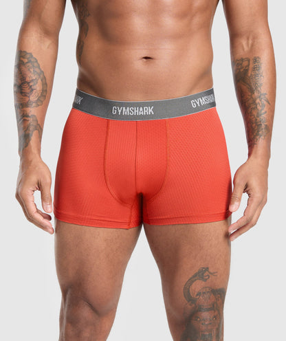 Gymshark Sports Tech Boxer 3Pk Black