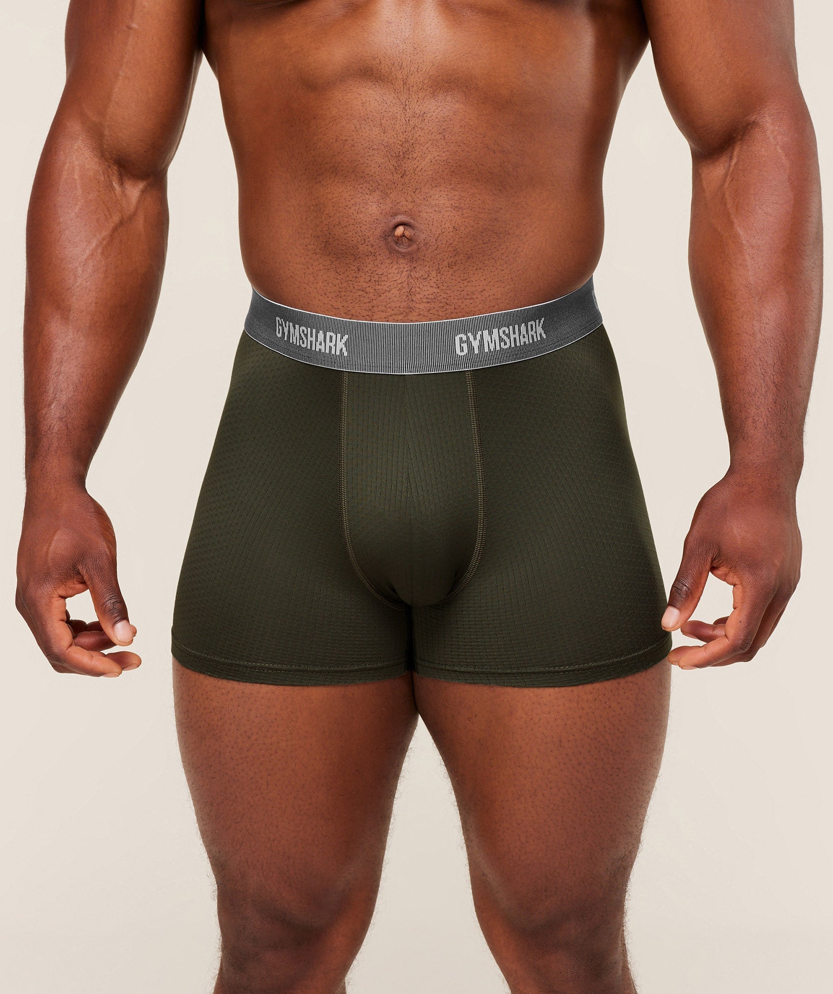 Gymshark Sports Tech Boxer 3Pk Medium Grey