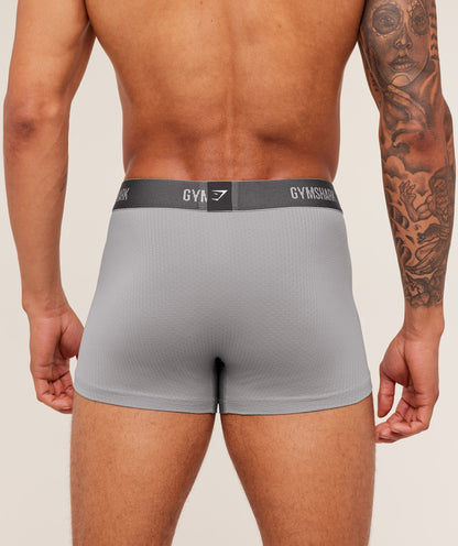 Gymshark Sports Tech Boxer 3Pk Gs Smokey Grey