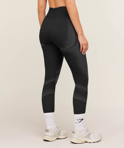 Women's Gymshark Charge Seamless Leggings Black