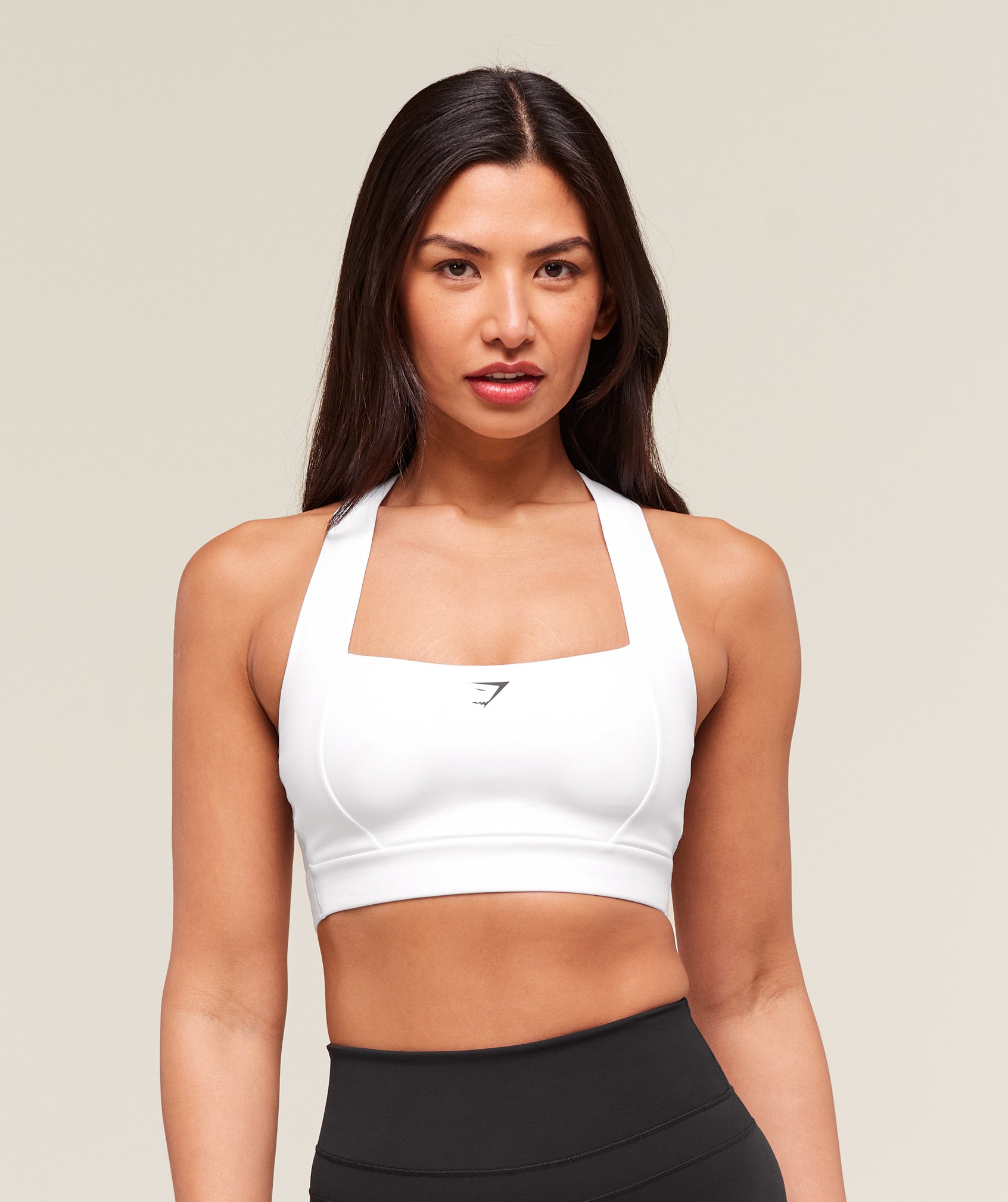 Women's Gymshark Square Neck Sports Bra White