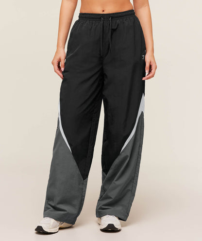 Women's Gymshark Contrast Track Pant Black