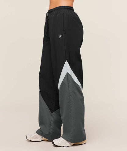 Women's Gymshark Contrast Track Pant Black
