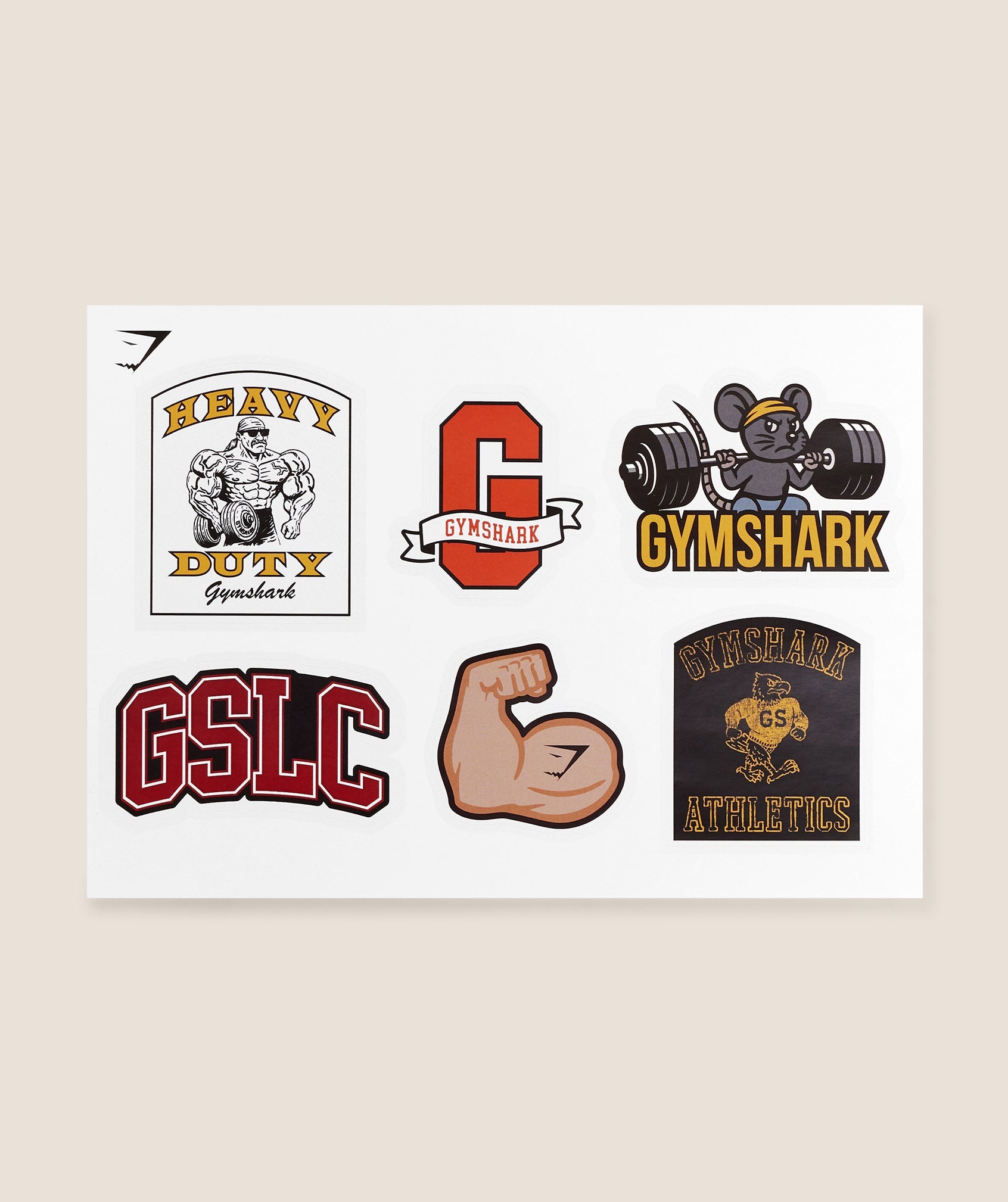 Gymshark Sticker Pack Multi Pack 2