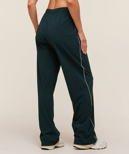 Women's Gymshark Stitch Feature Woven Pants Deep Petrol Blue
