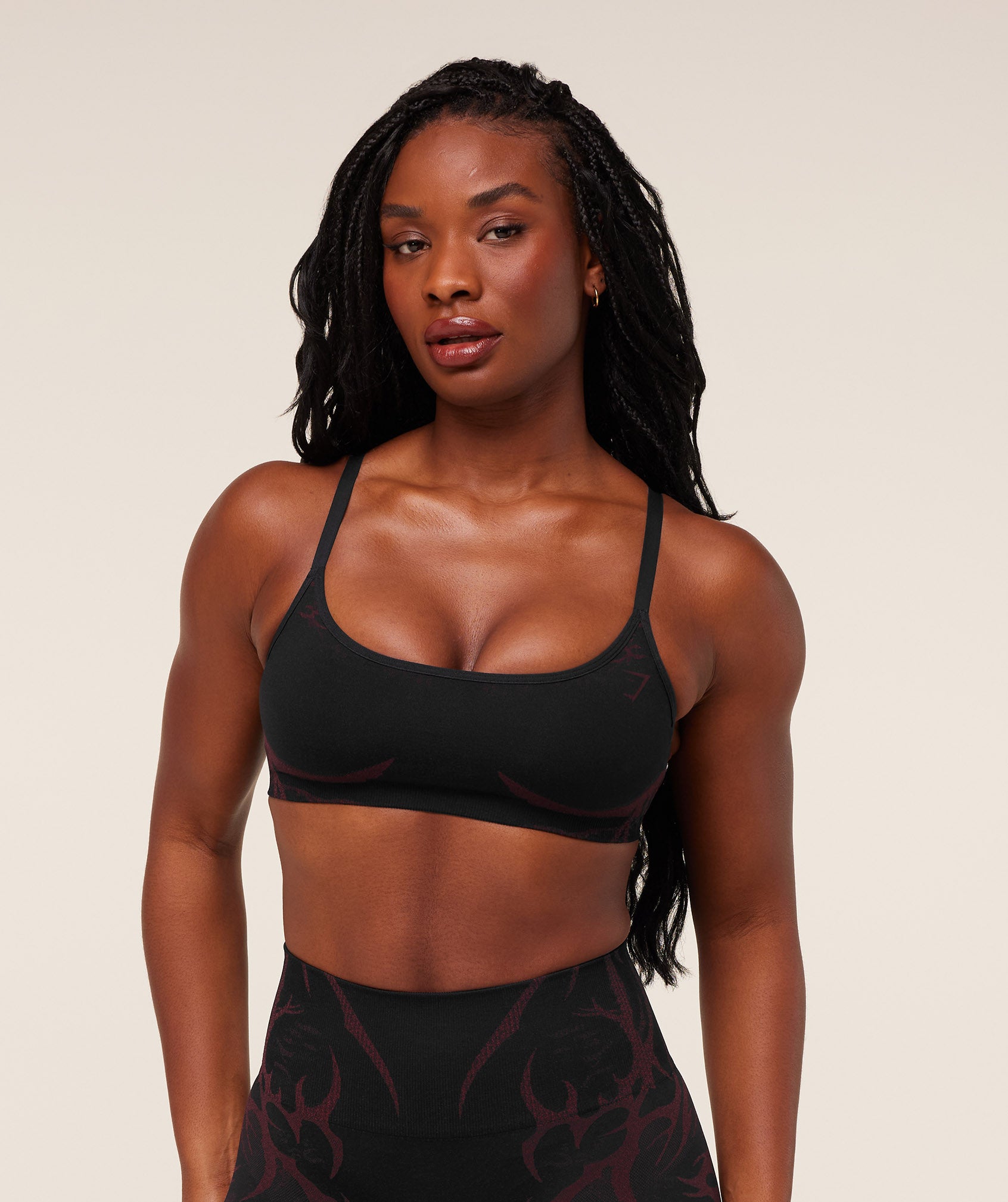 Women's Gymshark Storm Seamless Sports Bra Black
