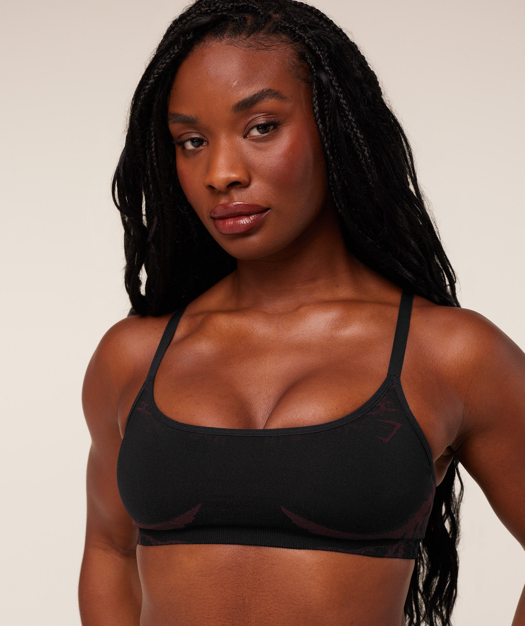 Women's Gymshark Storm Seamless Sports Bra Black