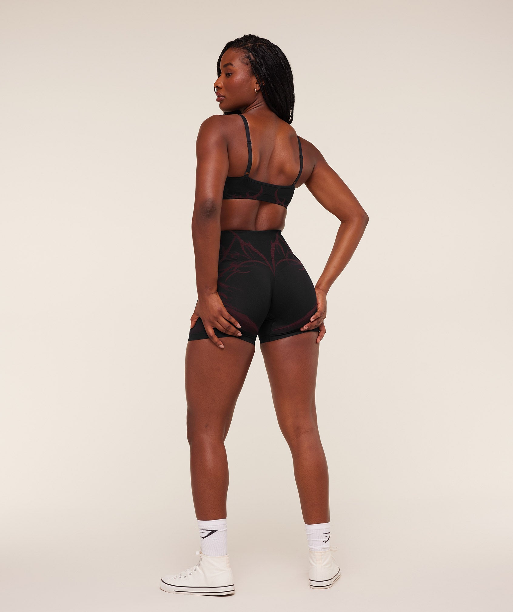 Women's Gymshark Storm Seamless Sports Bra Black
