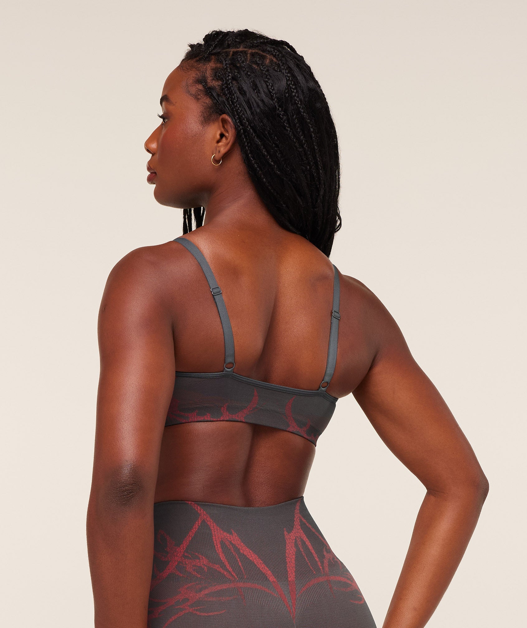 Women's Gymshark Storm Seamless Sports Bra Gs Dark Grey