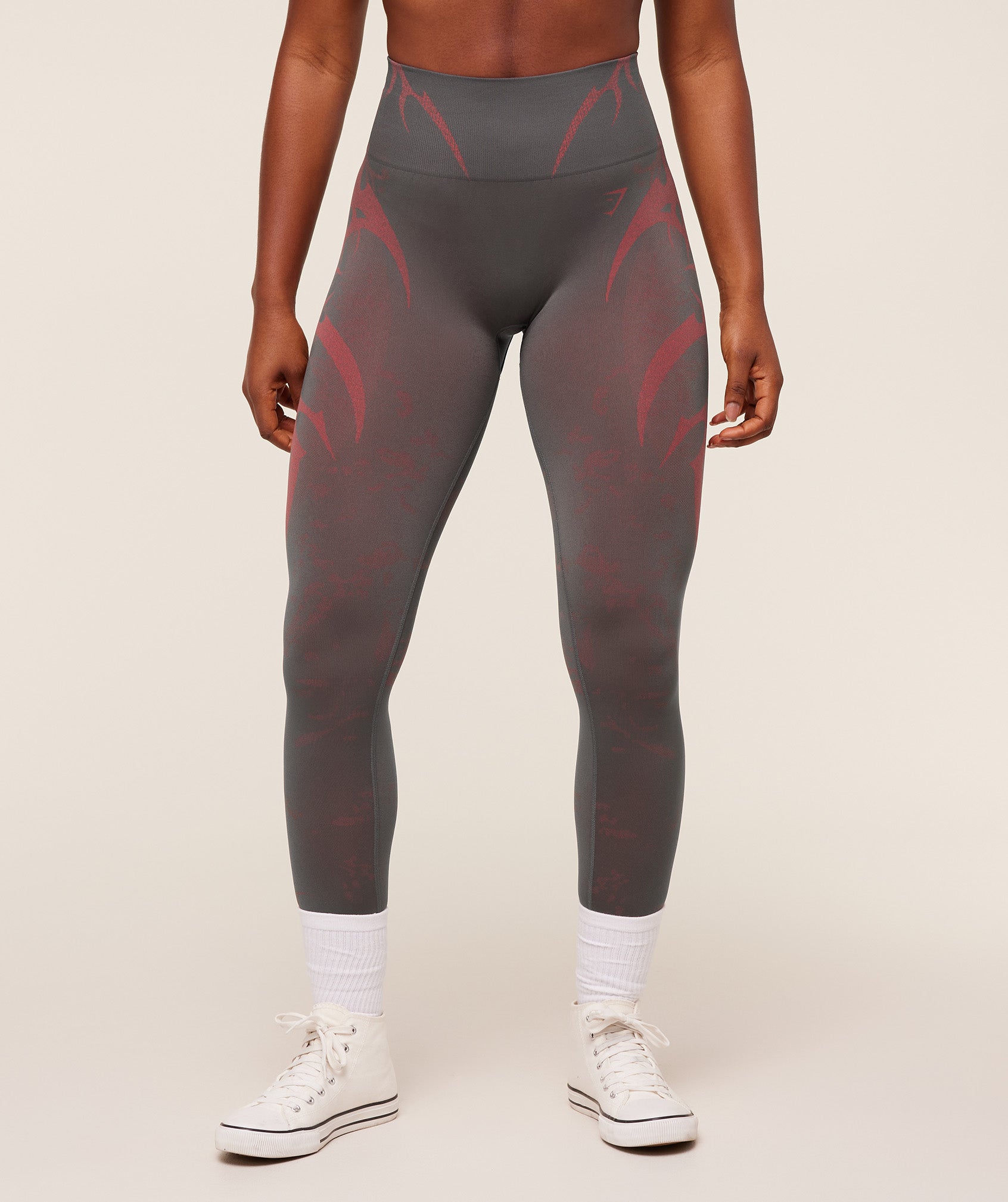 Women's Gymshark Storm Seamless Leggings Gs Dark Grey