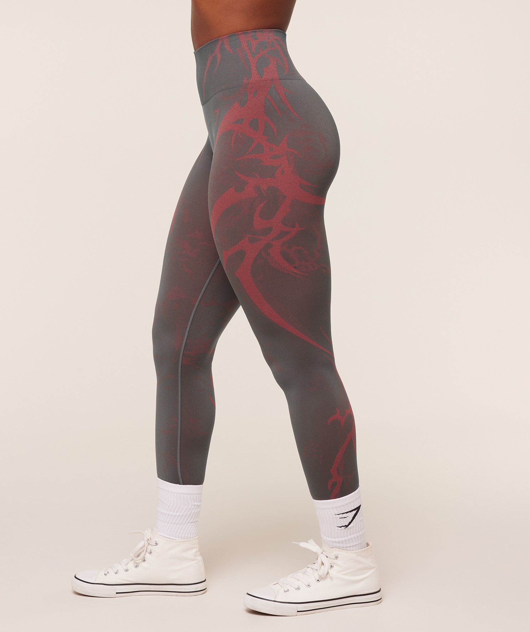 Women's Gymshark Storm Seamless Leggings Gs Dark Grey