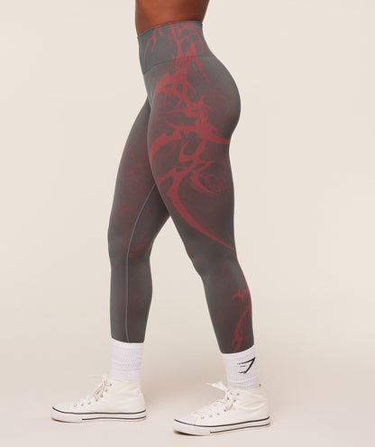 Women's Gymshark Storm Seamless Leggings Gs Dark Grey