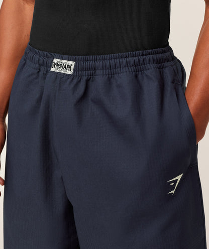 Gymshark Straight Leg Pumper Pants Heavy Blue