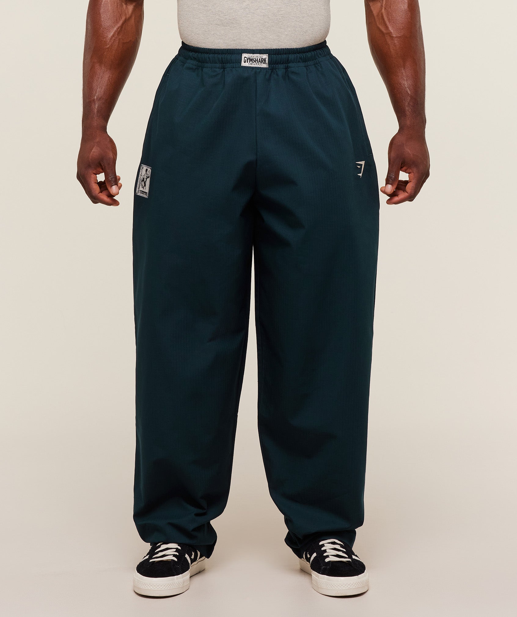 Gymshark Straight Leg Pumper Pants Deep Petrol Blue