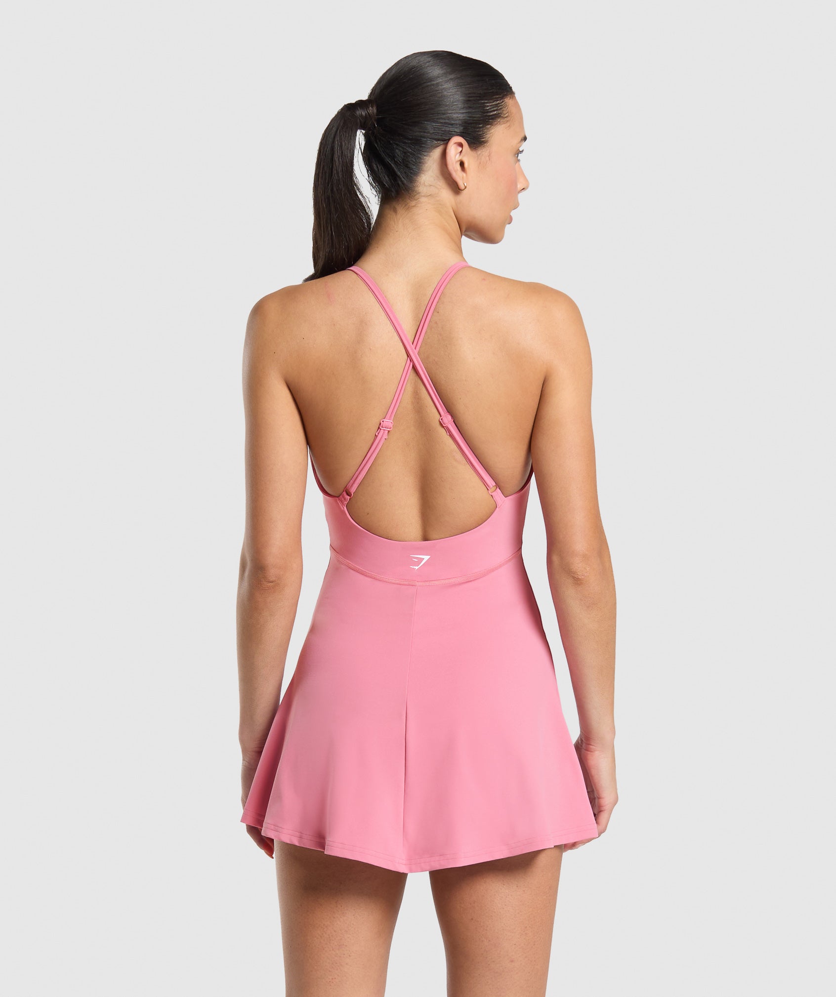 Women's Gymshark Strappy 2-In-1 Dress Sunset Pink