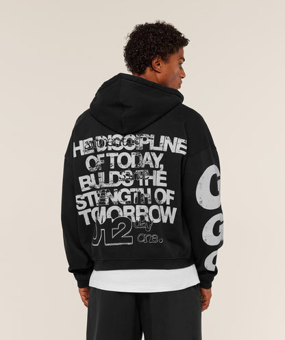 Gymshark Strength Of Tomorrow Zip Up Hoodie Black