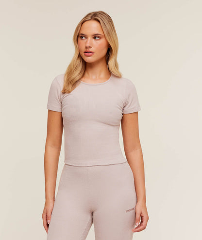Women's Gymshark Supersoft T-Shirt Dusk Pink