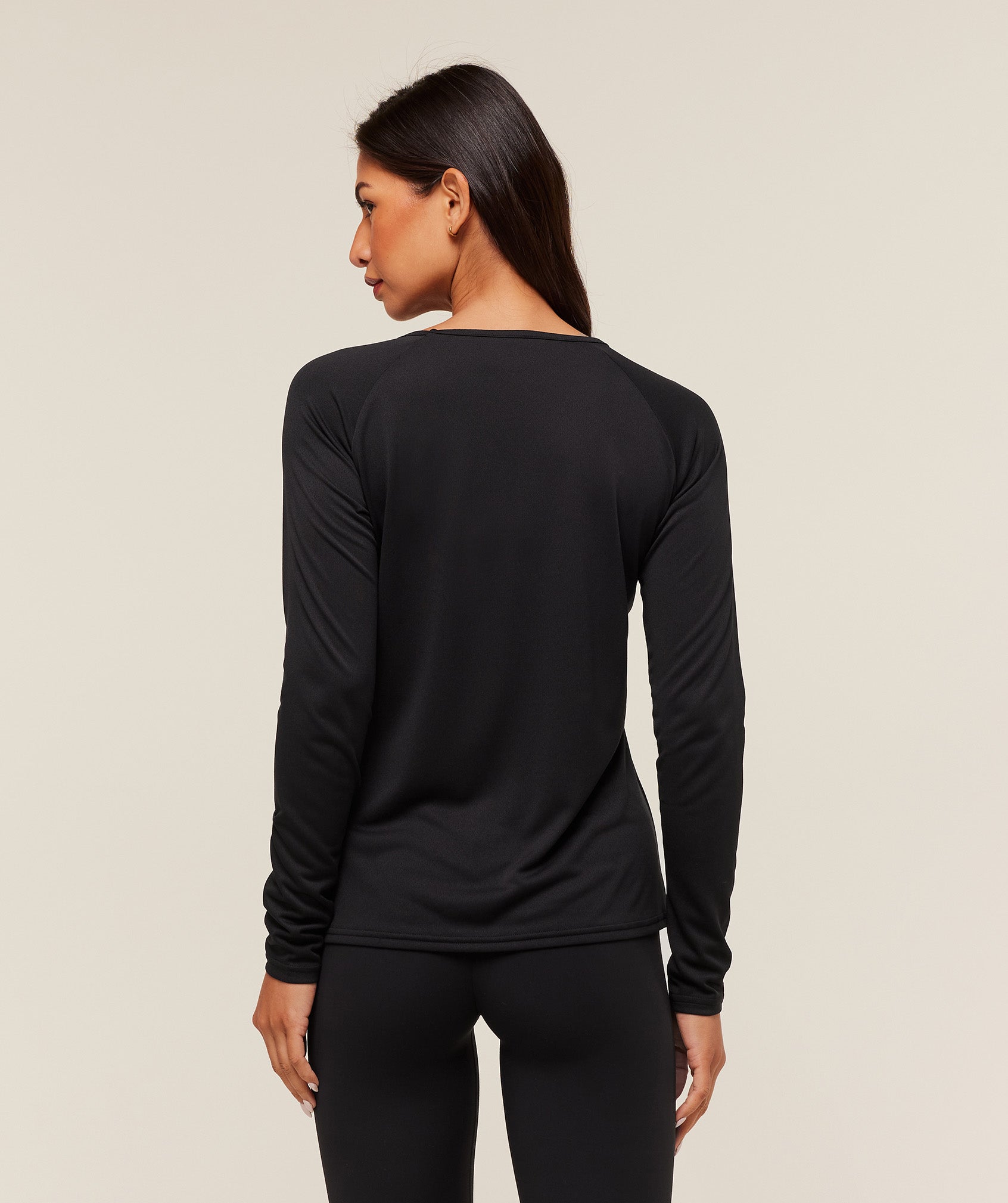 Women's Gymshark Training Long Sleeve Top Black