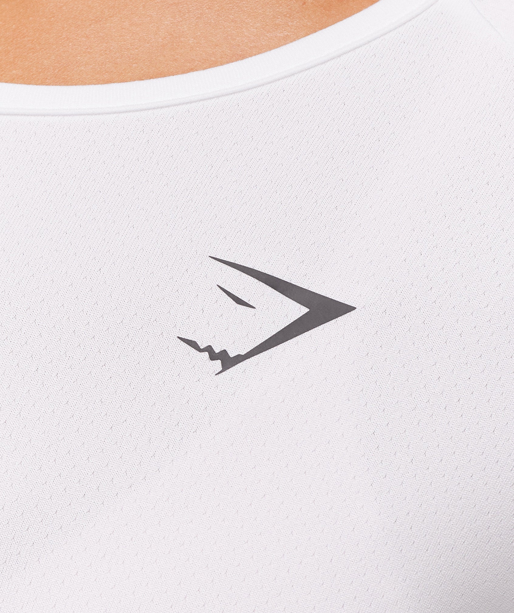Women's Gymshark Training Long Sleeve Top White