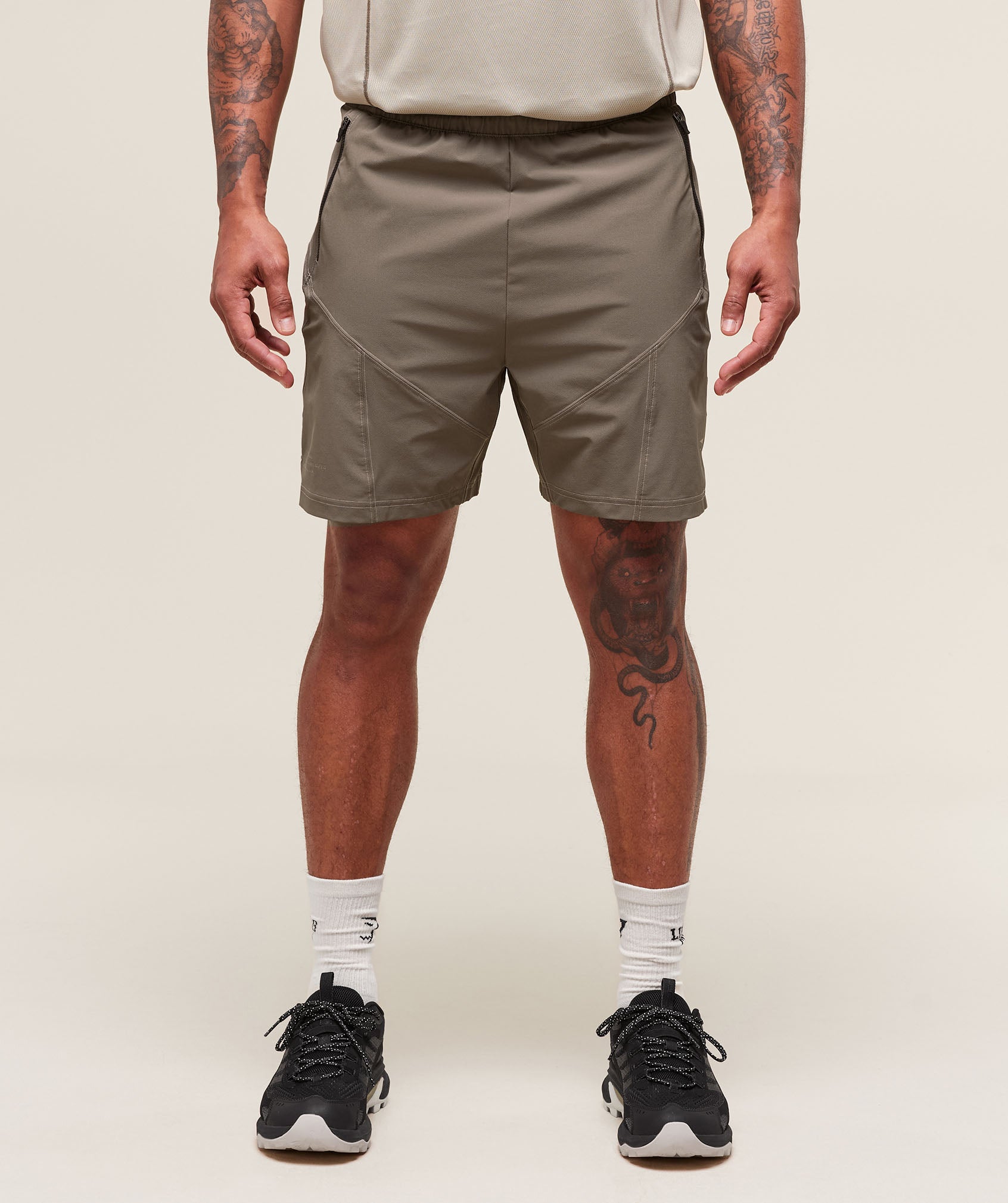 Gymshark Tactical 6" Short Camo Brown