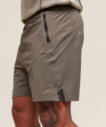 Gymshark Tactical 6" Short Camo Brown