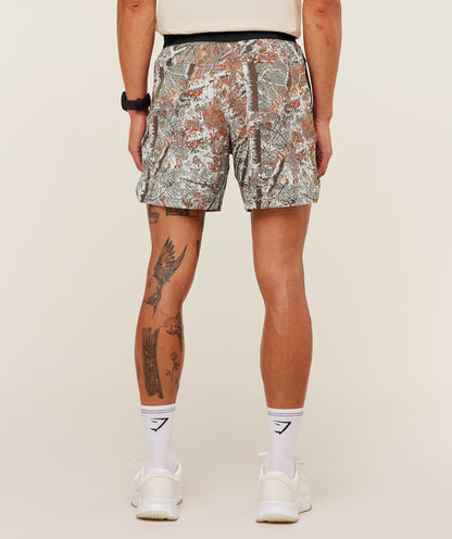 Gymshark Tactical 6" Shorts Linen Brown