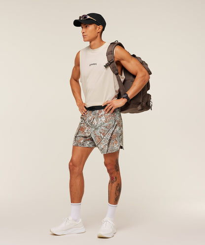 Gymshark Tactical 6" Shorts Linen Brown