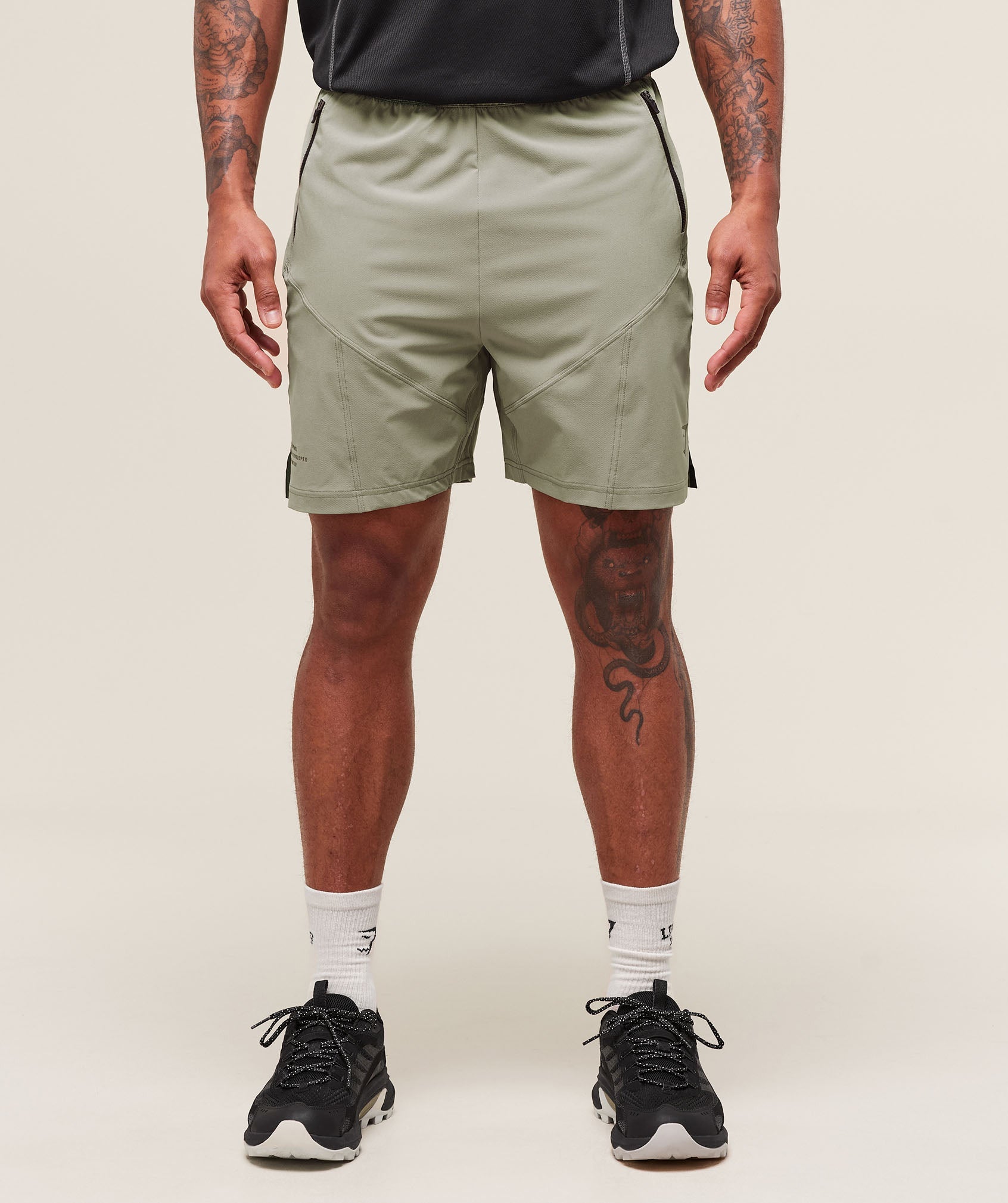 Gymshark Tactical 6" Short Chalk Green