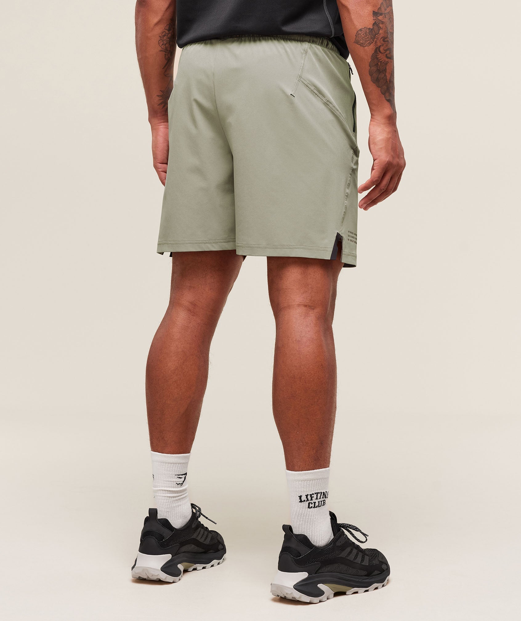 Gymshark Tactical 6" Short Chalk Green