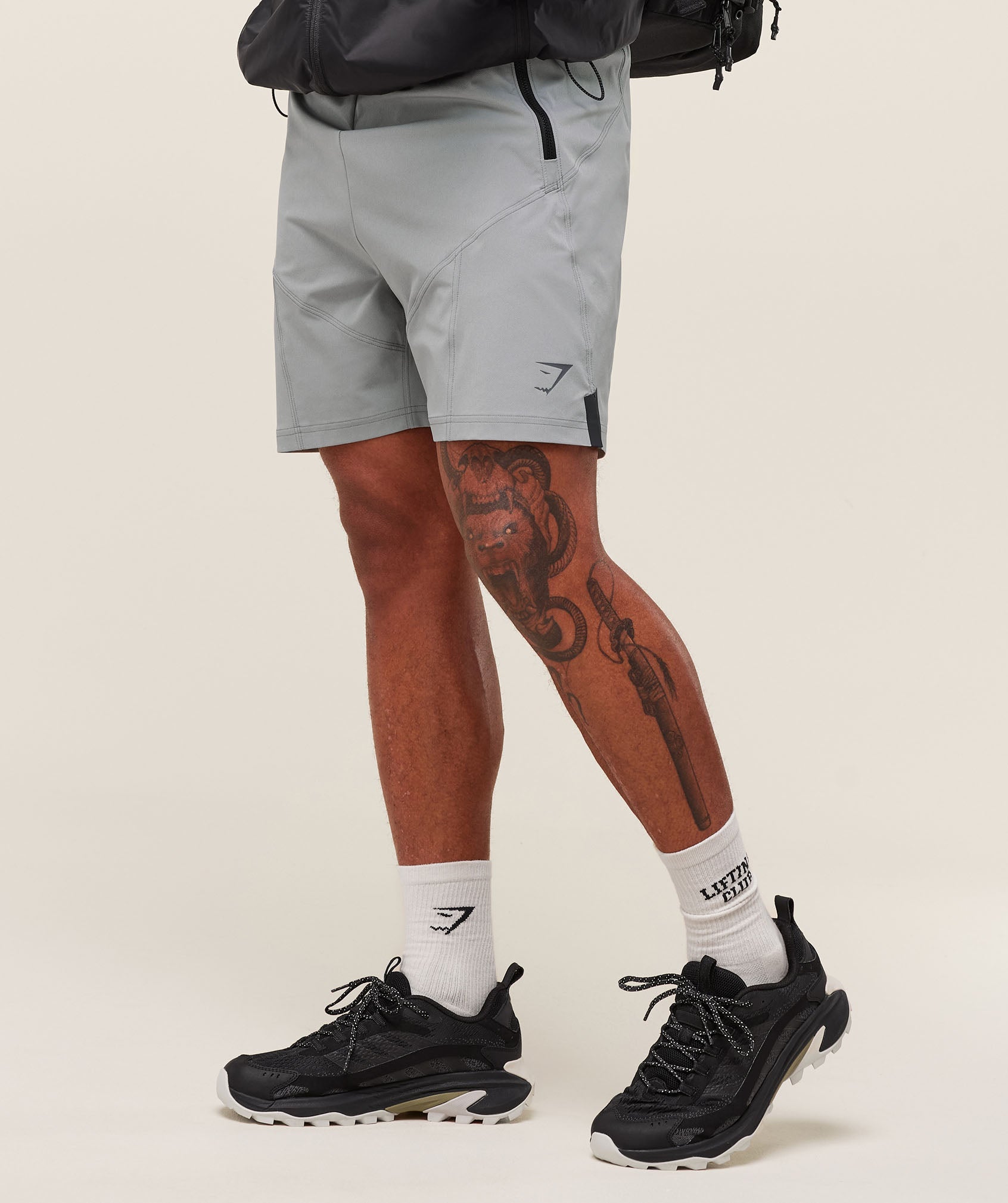 Gymshark Tactical 6" Short Smokey Grey