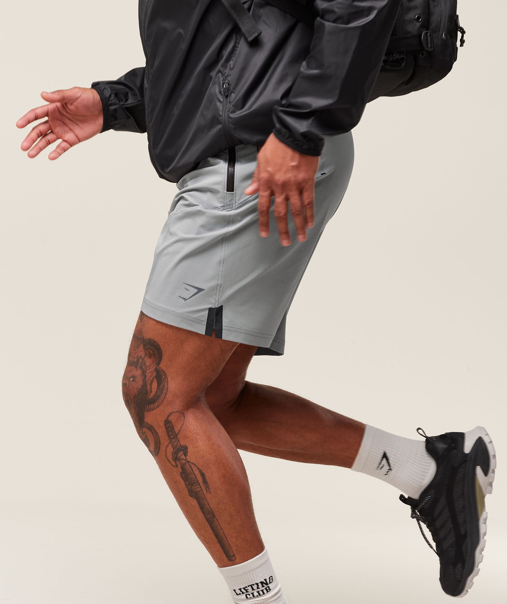 Gymshark Tactical 6" Short Smokey Grey
