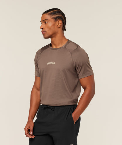 Gymshark Tactical T-Shirt Soft Brown