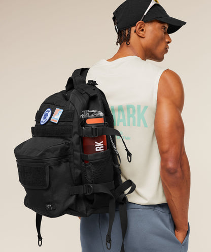 Gymshark Tactical Slouch Backpack Gs Black