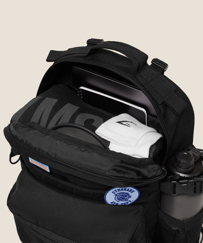 Gymshark Tactical Slouch Backpack Gs Black
