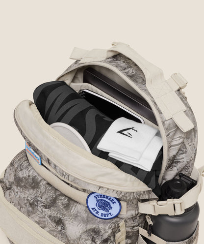 Gymshark Tactical Slouch Backpack Pebble Grey