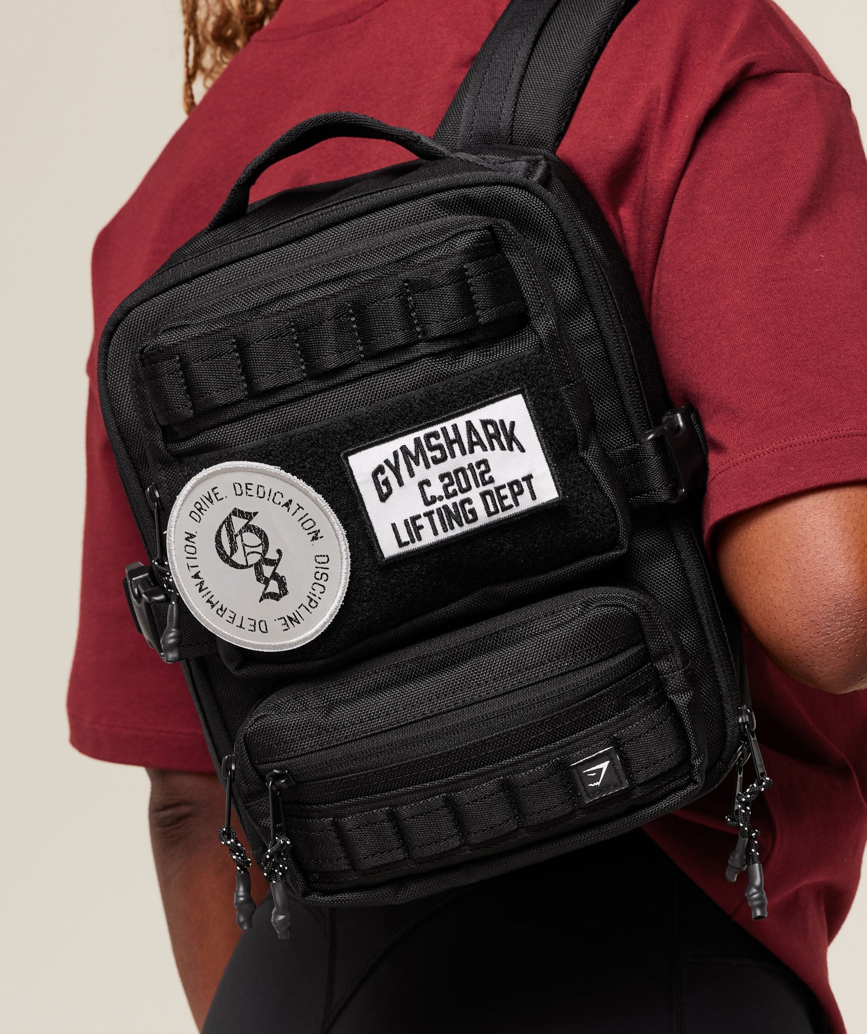 Women's Gymshark Mini Tactical Backpack Black
