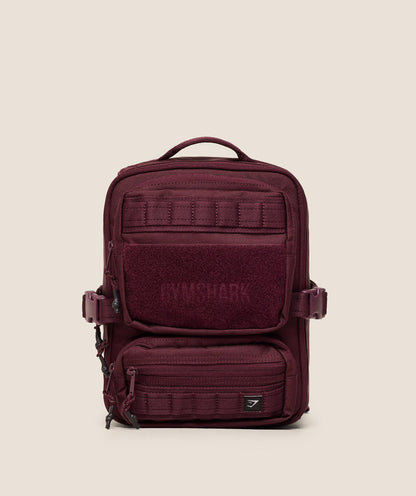 Women's Gymshark Mini Tactical Backpack Gs Impact Burgundy