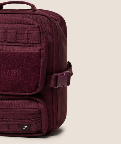 Gymshark Mini Tactical Backpack Gs Impact Burgundy
