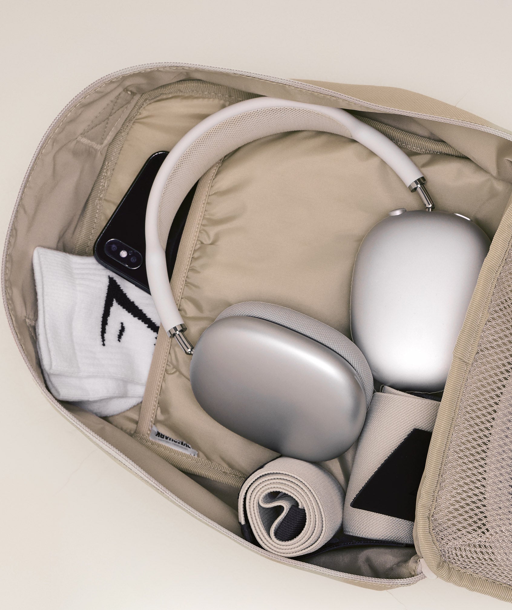 Women's Gymshark Mini Tactical Backpack Vanilla Beige