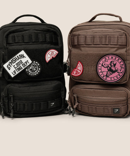 Women's Gymshark Mini Tactical Backpack Soft Brown