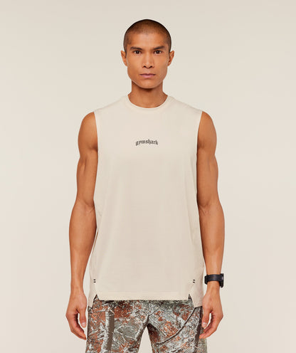 Gymshark Tactical Tank Oat White