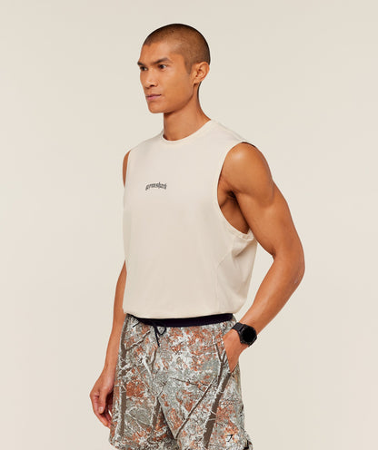 Gymshark Tactical Tank Oat White