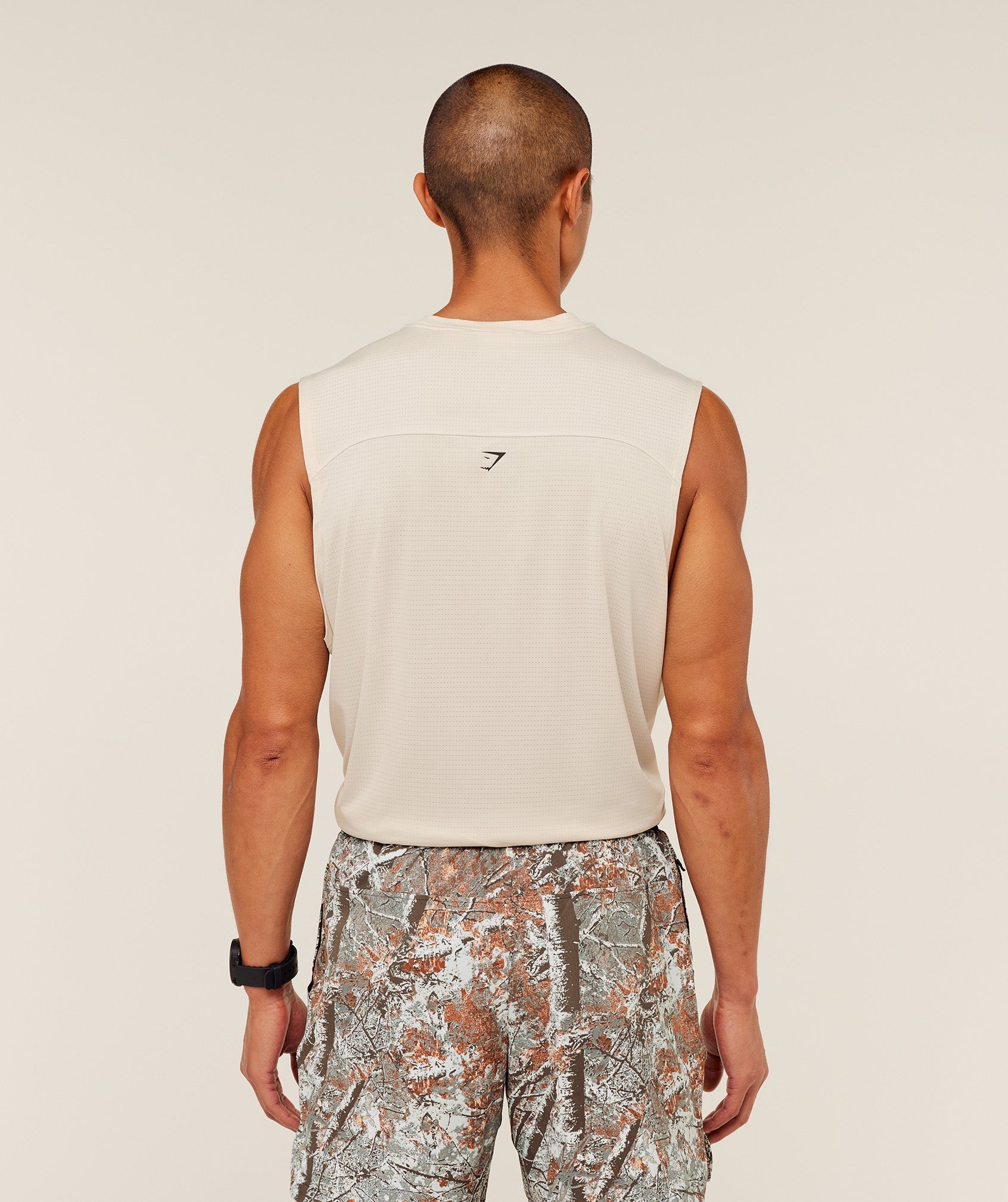 Gymshark Tactical Tank Oat White