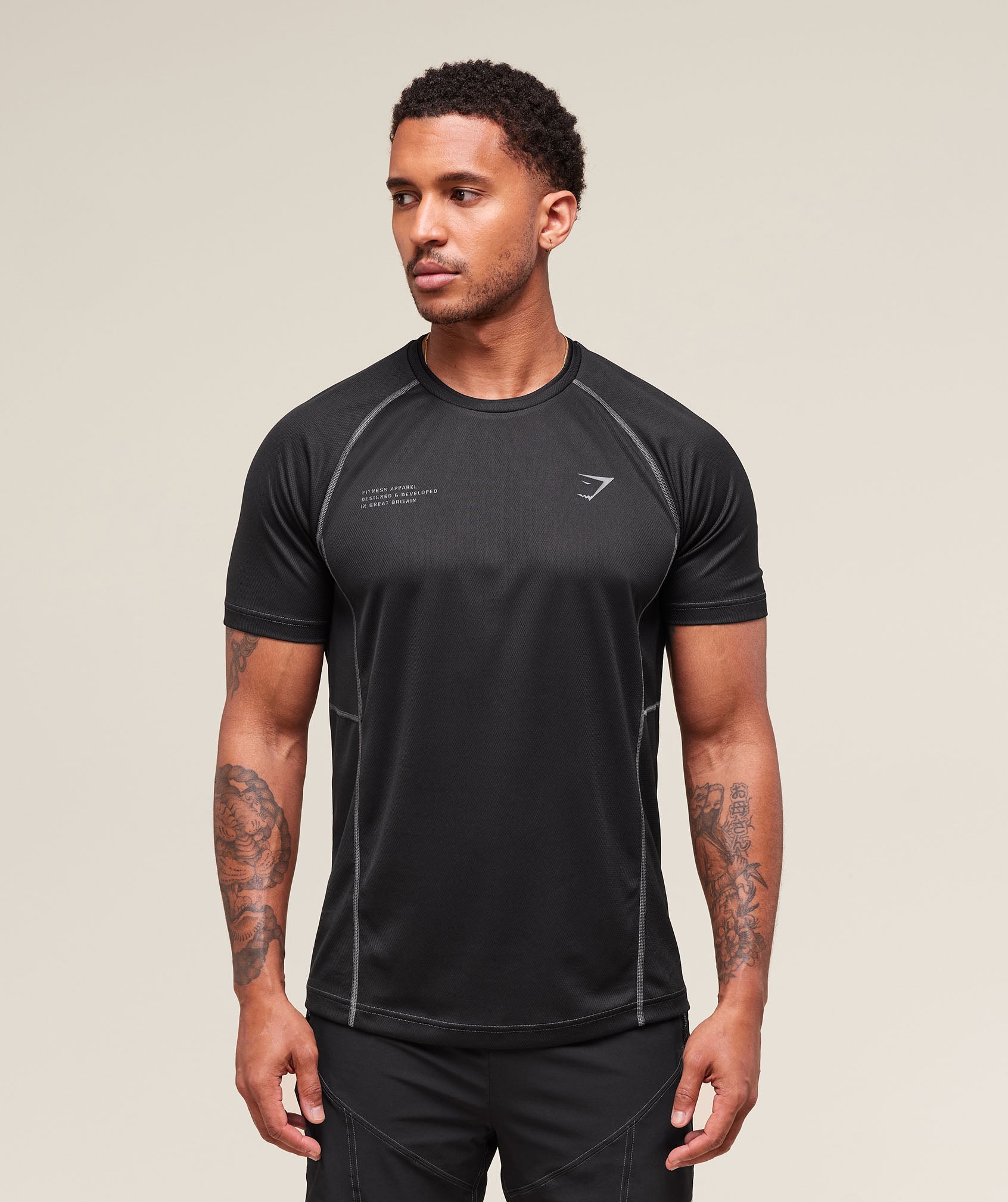 Gymshark Tactical T-Shirt Black